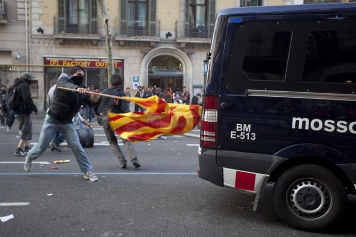 Los incidentes del 29-M, vistos por Miquel Monfort