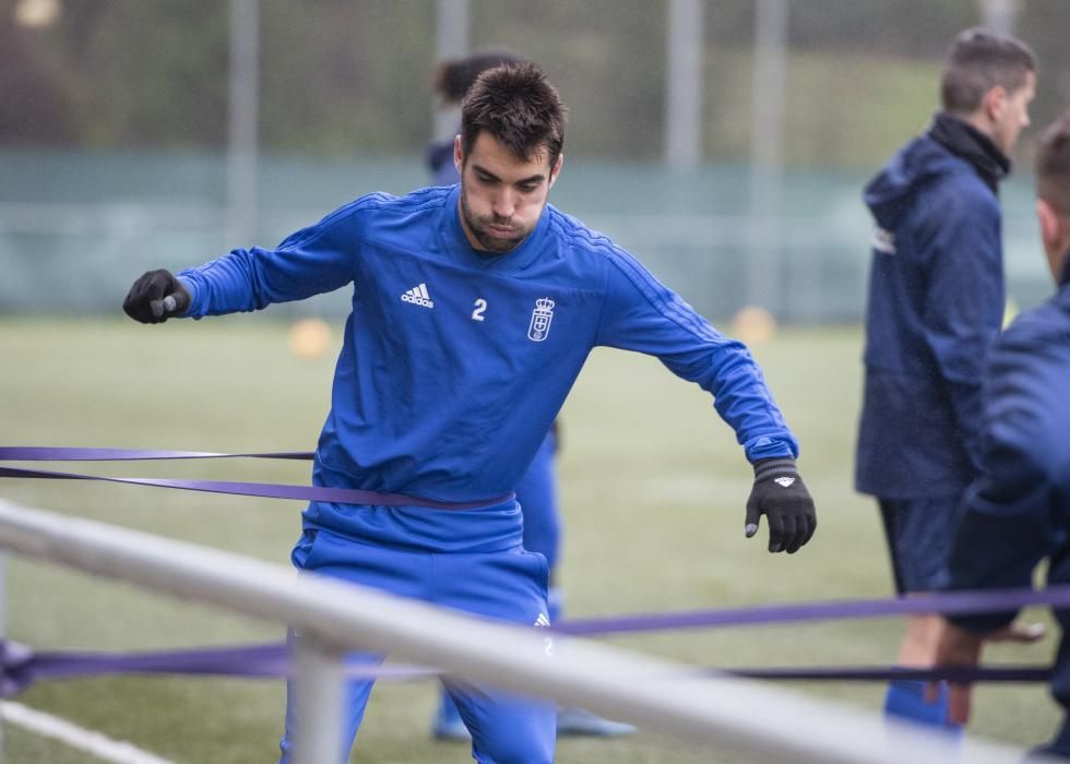 Entrenamiento del Real Oviedo en Tensi