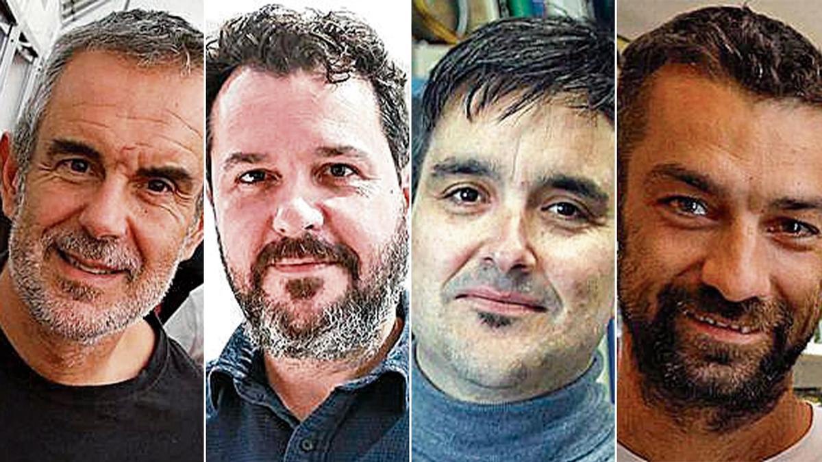 Rafa Gutiérrez, Jorge Salvador, Daniel Álvarez y Oriol Díez.