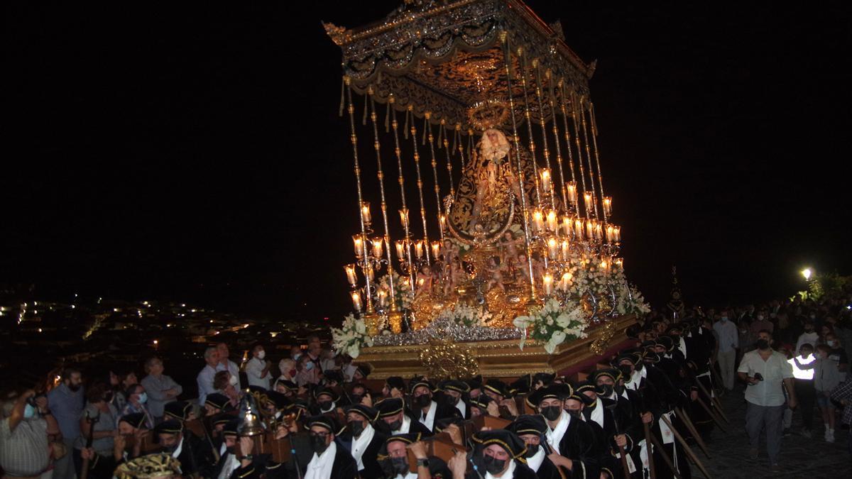 Salida procesional extraordinaria de la cofradía del Socorro, de Antequera