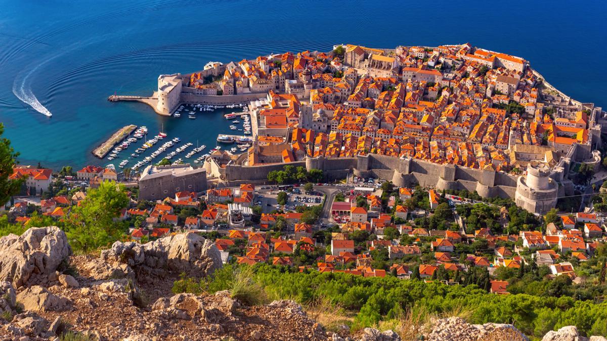 La ciudad de Dubrovnik, en Croacia