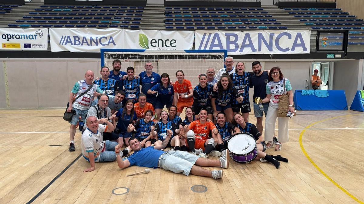 El Wanapix Aldelís Intersala 10 empata en Pontevedra y encamina una eliminatoria que se decidirá en La Granja (1-1)