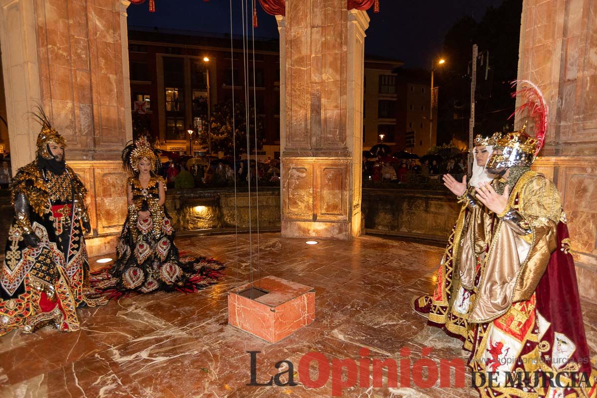 Desfile de Moros y cristianos y parlamento en las Fiestas de Caravaca