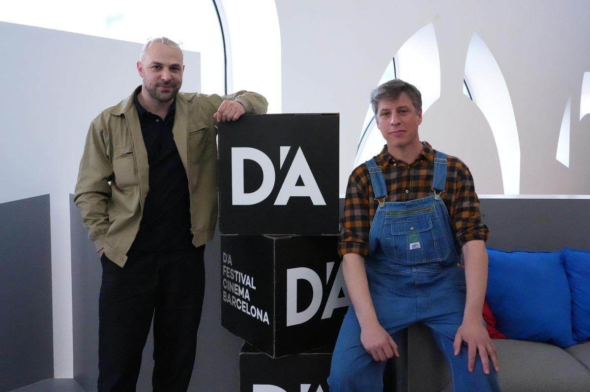 Salvador Sunyer i Blaï Mateu, fa uns dies al festival D'A de Barcelona.