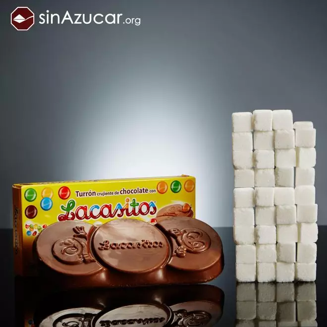 Aquest és el sucre que contenen els productes que consumim
