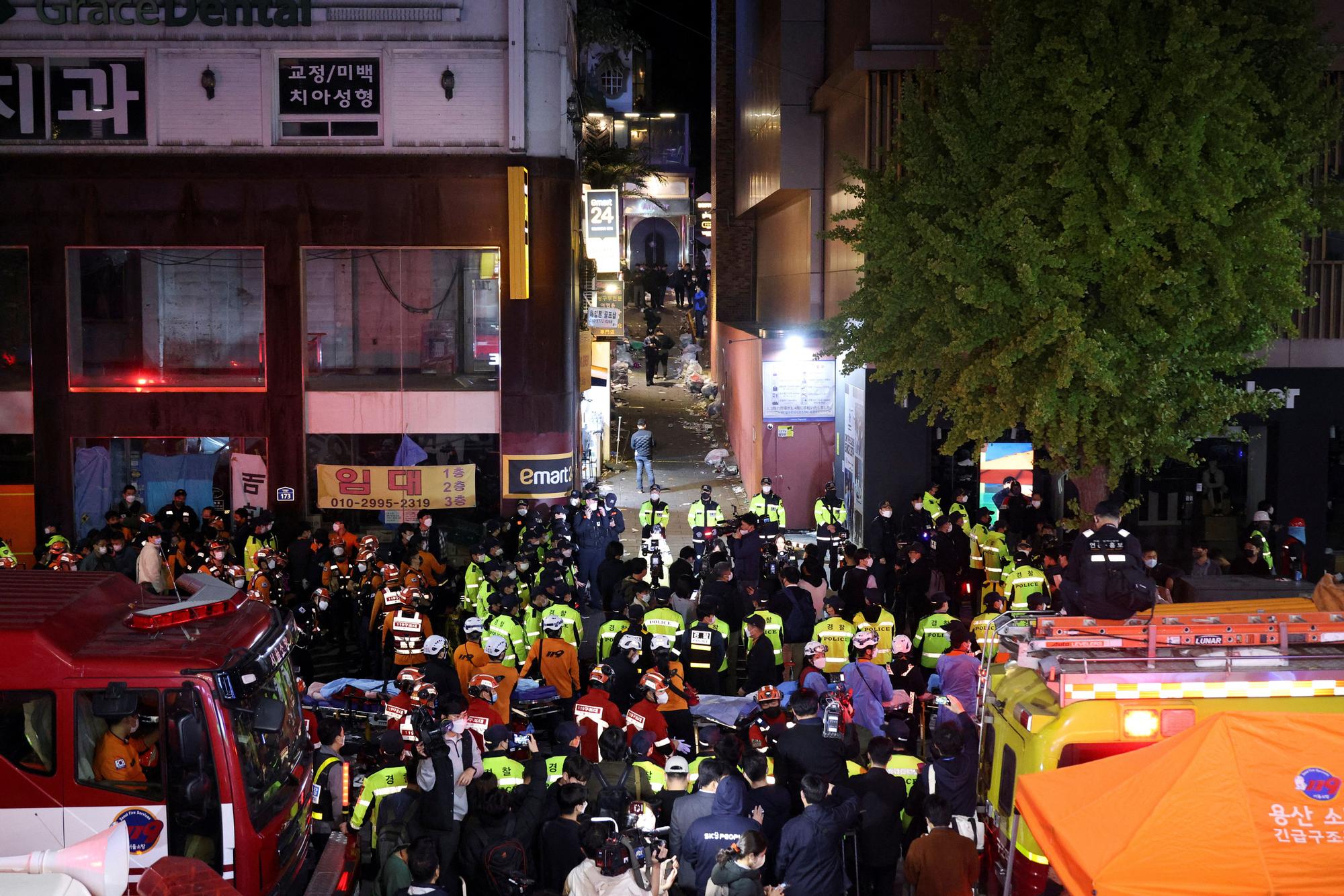 Stampede during Halloween festival in Seoul