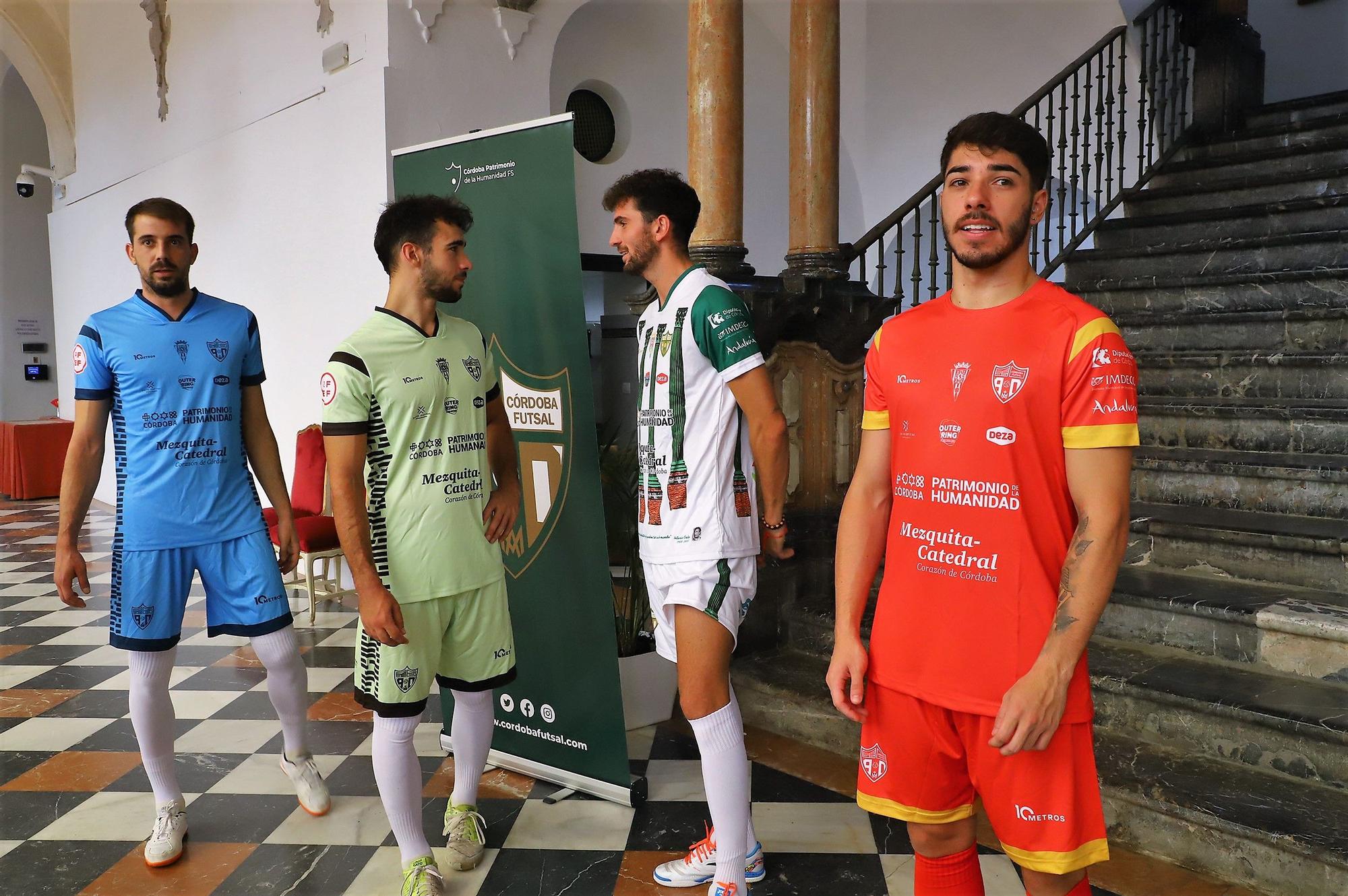 Así son las camisetas del Córdoba Futsal para la temporada en Primera División