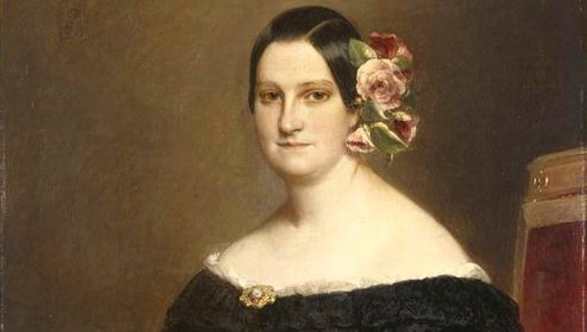 María Cristina de Borbón, en 1841.