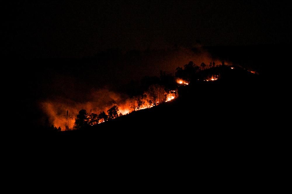 Fuego en la zona de Oviedo