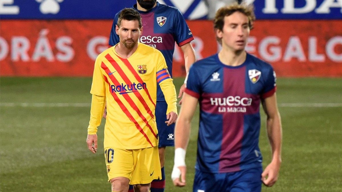 El Barça jugó en Huesca la primera vuelta de LaLiga