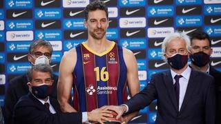 Pau Gasol, en su presentación con el Barça: "No quería acabar como jugador con una lesión"