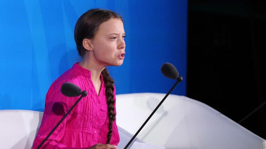 Greta Thunberg en la Cumbre de Acción Climática.