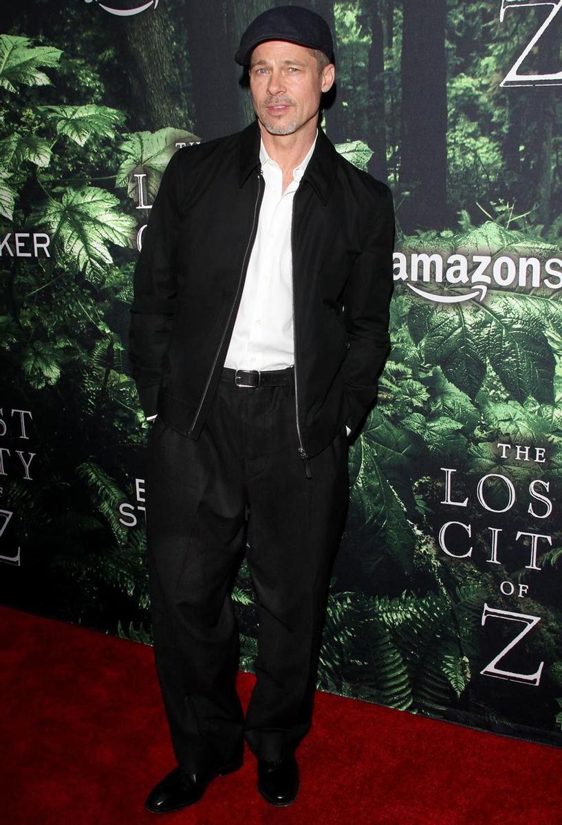 Brad Pitt en un estreno muy delgado