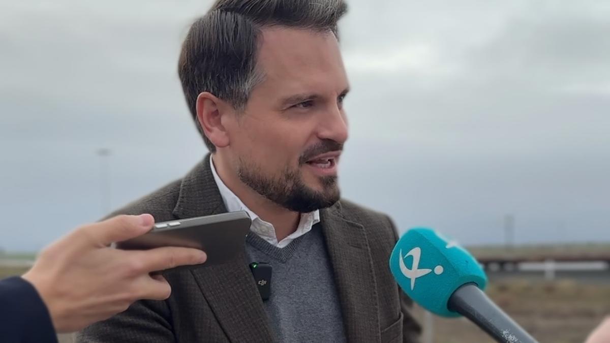 El secretario general del PP de Extremadura, Abel Bautista, este miércoles.