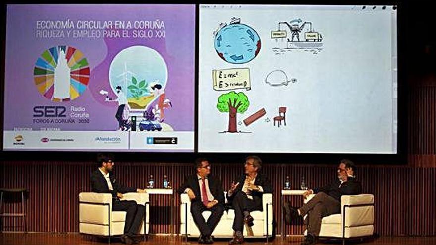 Momento de un debate en el foro de Radio Coruña.