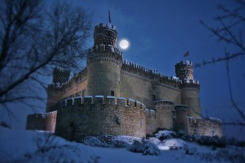 Castillo de Manzanares el Real, en Madrid.