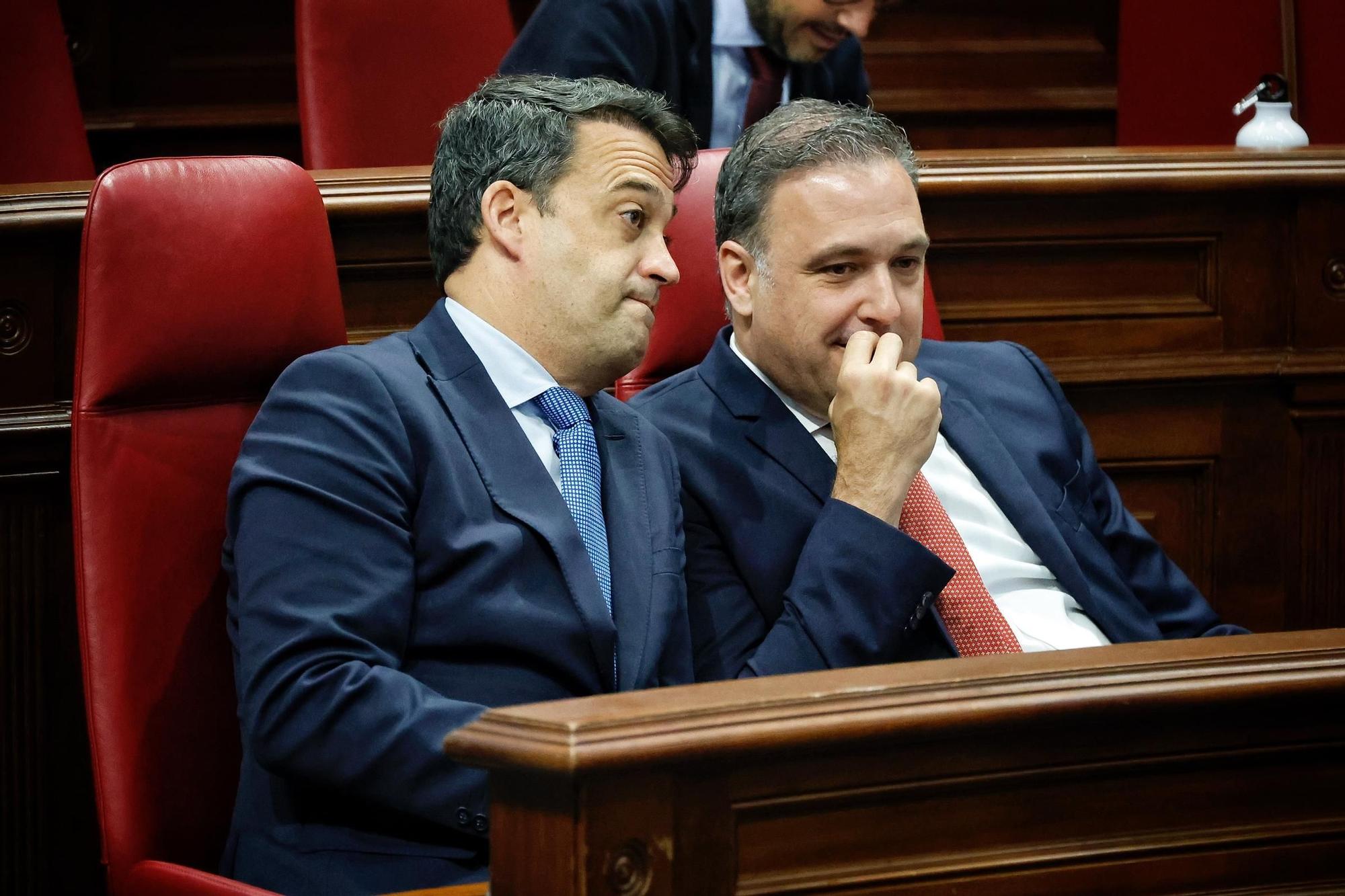 Pleno del Parlamento de Canarias, este miércoles