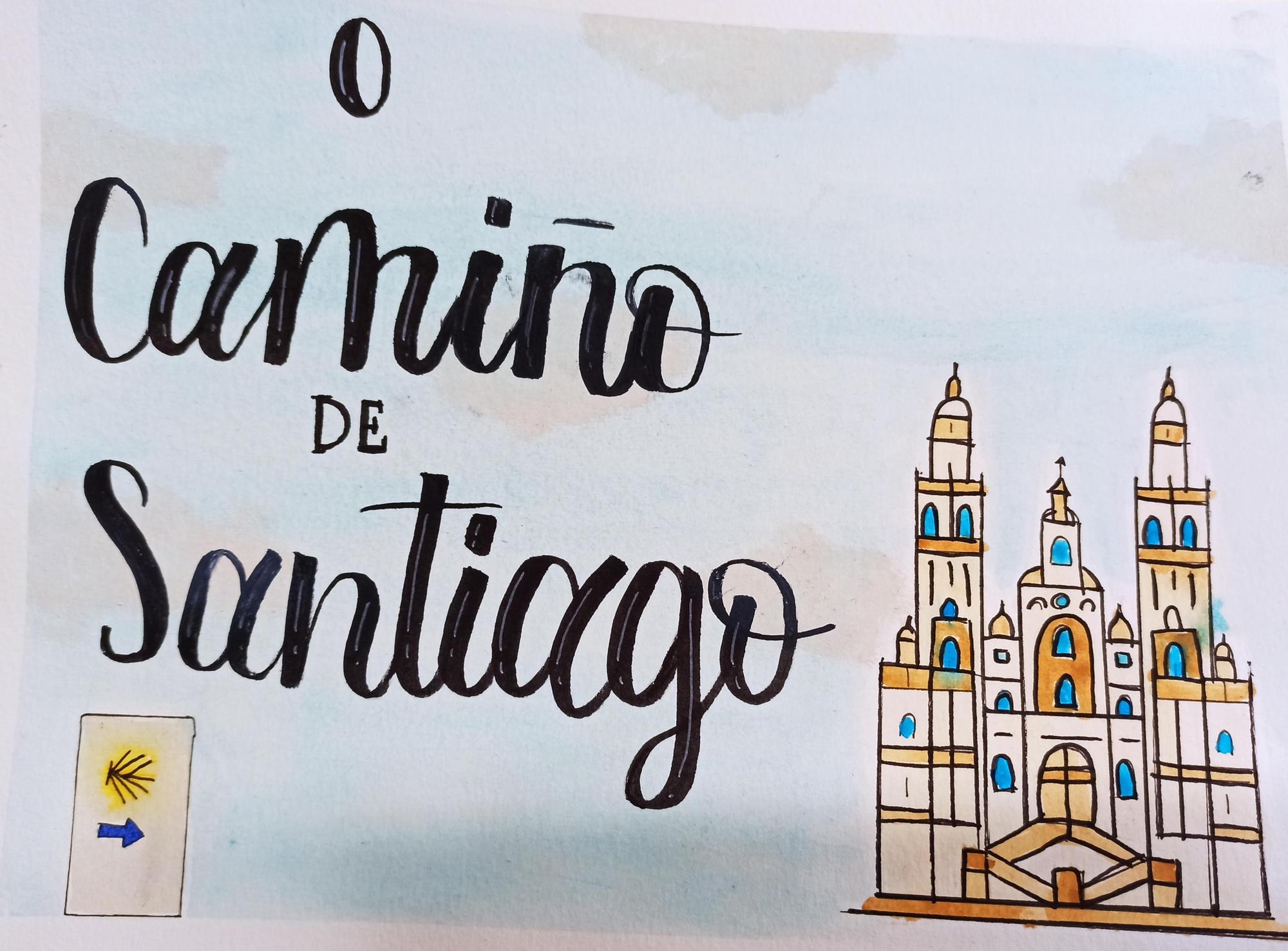 A Catedral, ilustración do Niño Jesús de Praga para Escola en Camiño.