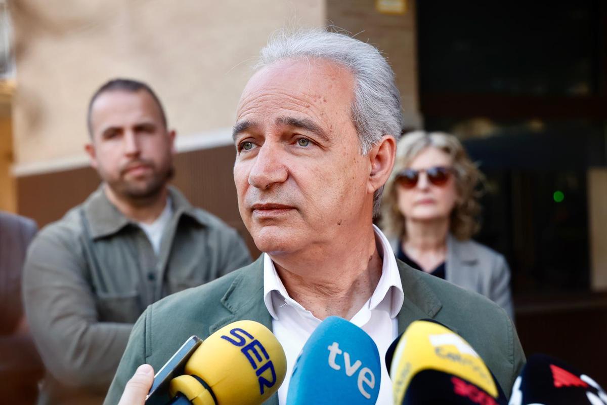 Ricardo Gabaldón, en el juzgado de Catarroja