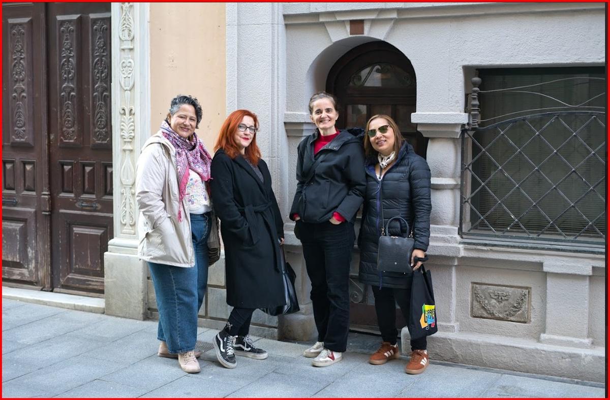 Marisol Torres de visita turística con lideresas colombianas.