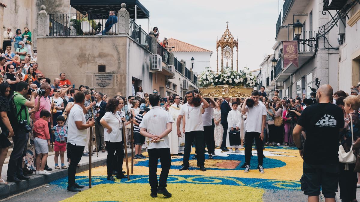 Corpus Christi en San Vicente de Alcántara, Fiesta de Interés Turístico Regional.