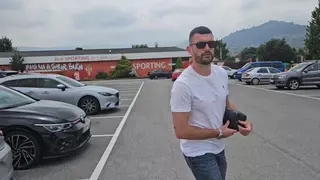 Pablo Vázquez ya está en Gijón: "Se me hizo largo"