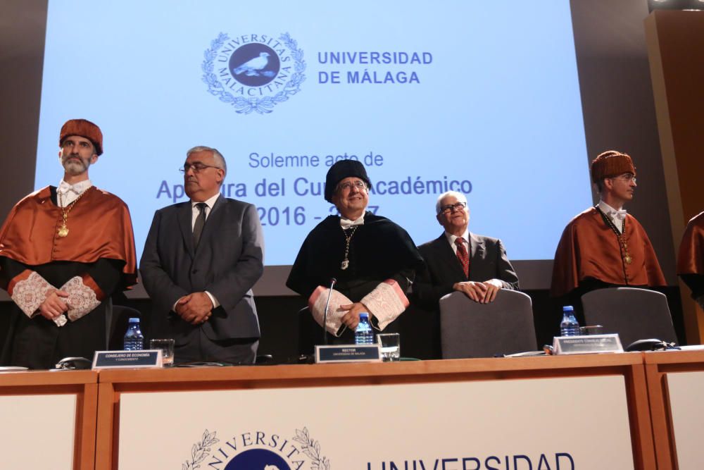 El acto oficial que ha tenido lugar en la Escuela de Ingenieros Industriales de la Universidad de Málaga