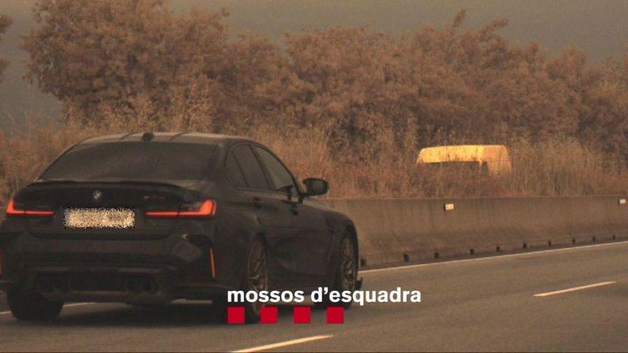 Denuncien penalment un conductor que circulava quasi a 200 km per hora a la C-260 de Castelló d’Empúries