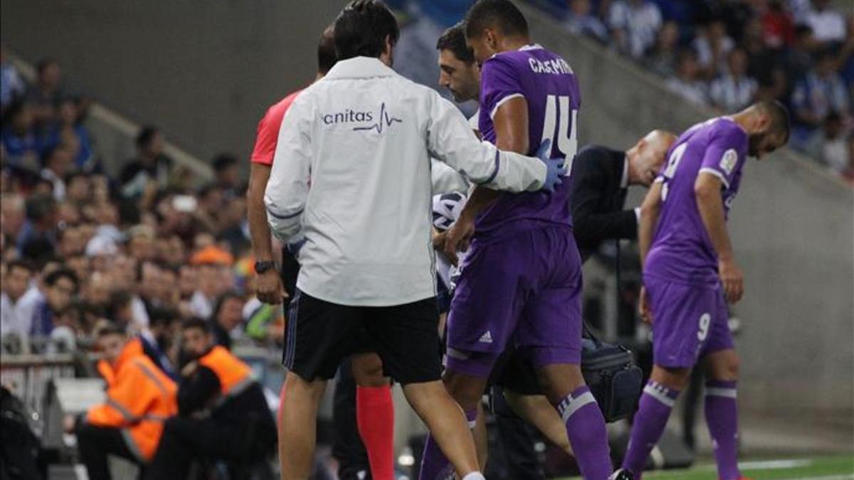 Casemiro se lesionó ante el Espanyol
