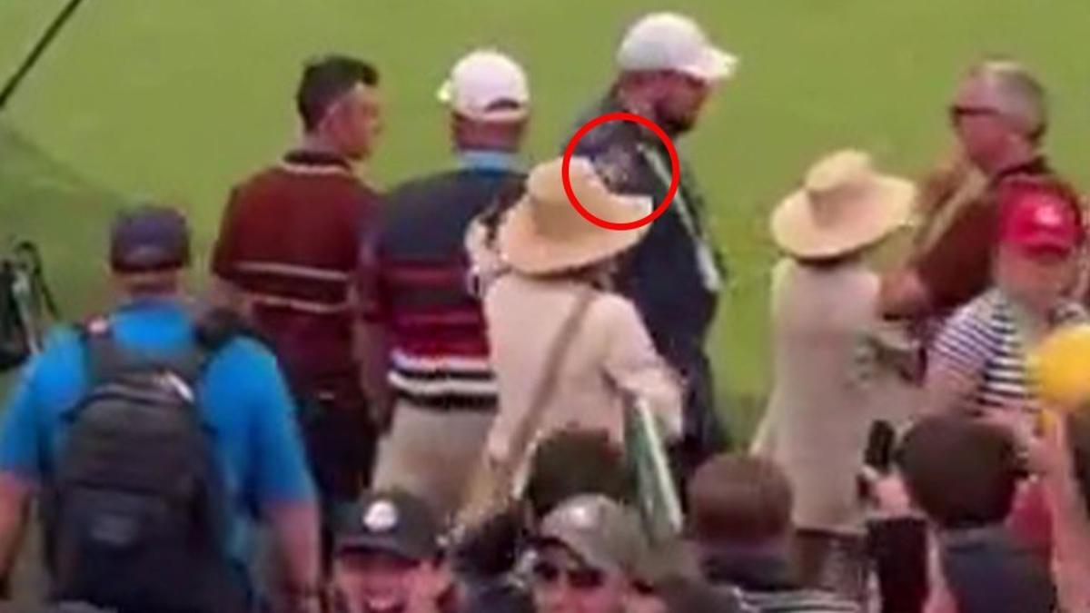 Erica Stoll, golpeada con una bebida en la Ryder Cup