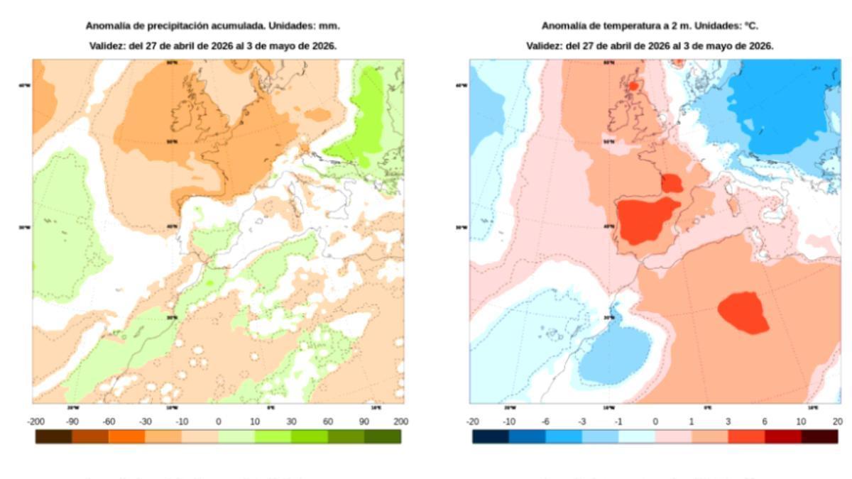 La predicción para la última semana de abril