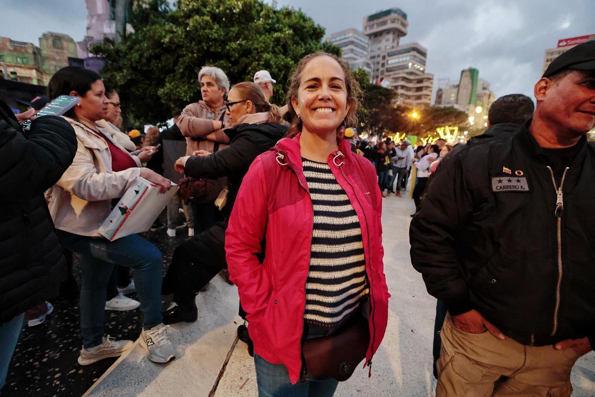 Concentración contra Maduro en plaza de España