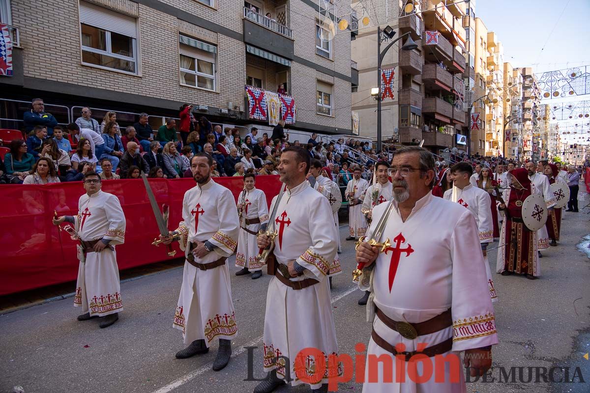 Procesión de subida a la Basílica en las Fiestas de Caravaca (Bando Cristiano)
