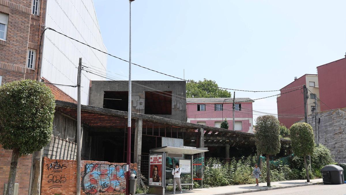 La edificación que el Concello ordena derribar.