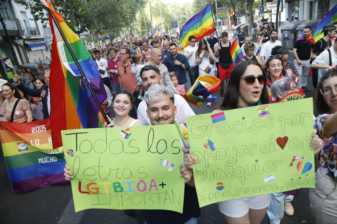 La marcha del colectivo LGTBI por Córdoba
