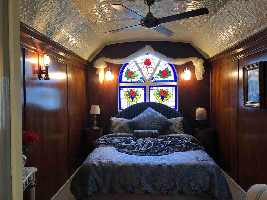 Detalle del dormitorio. 