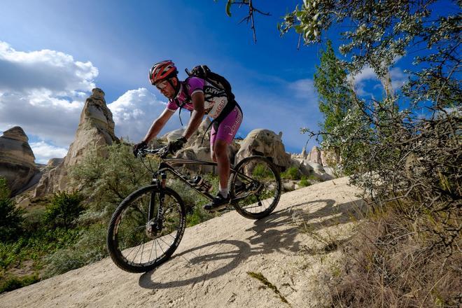 Ciclista en ruta, Turquía