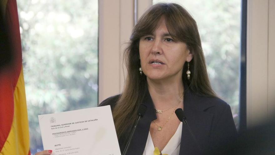 La Mesa suspèn Laura Borràs com a diputada i presidenta del Parlament