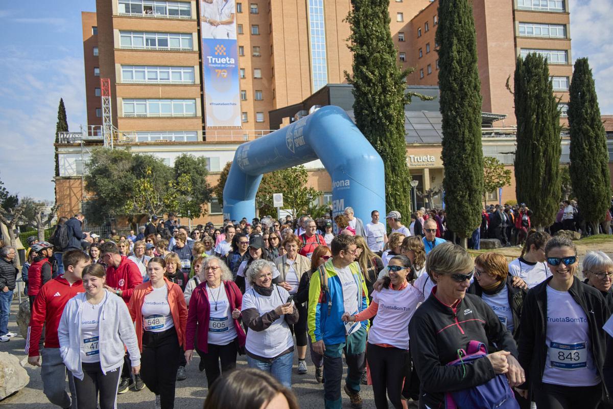 Les imatges de la Marxa Solidària pels 70 anys del Trueta