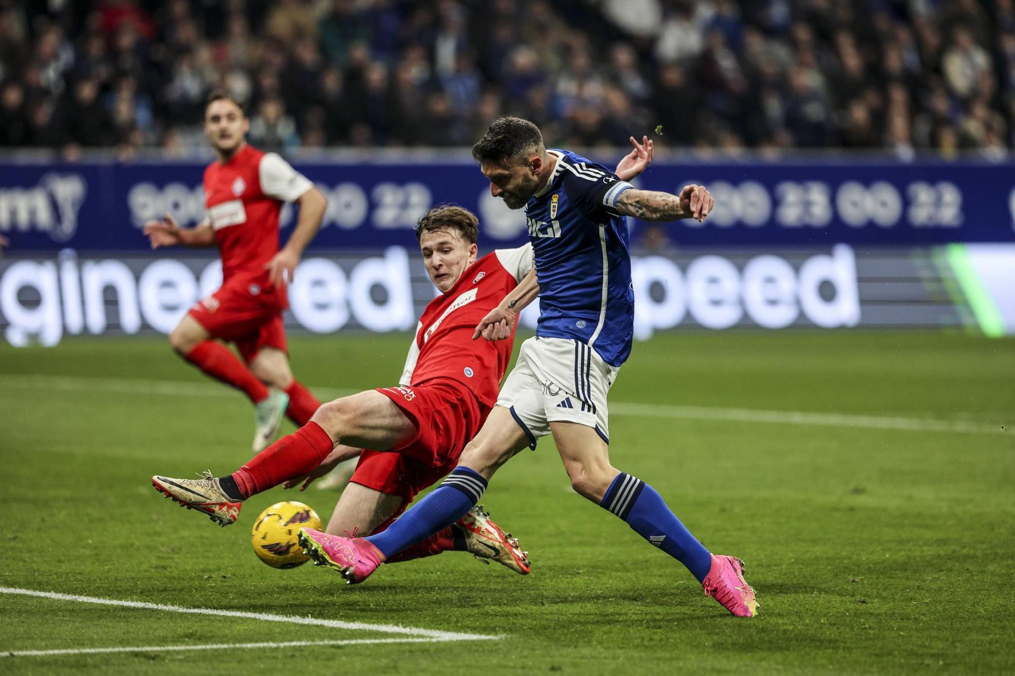 Así fue el partido entre el Real Oviedo y el Amorebieta