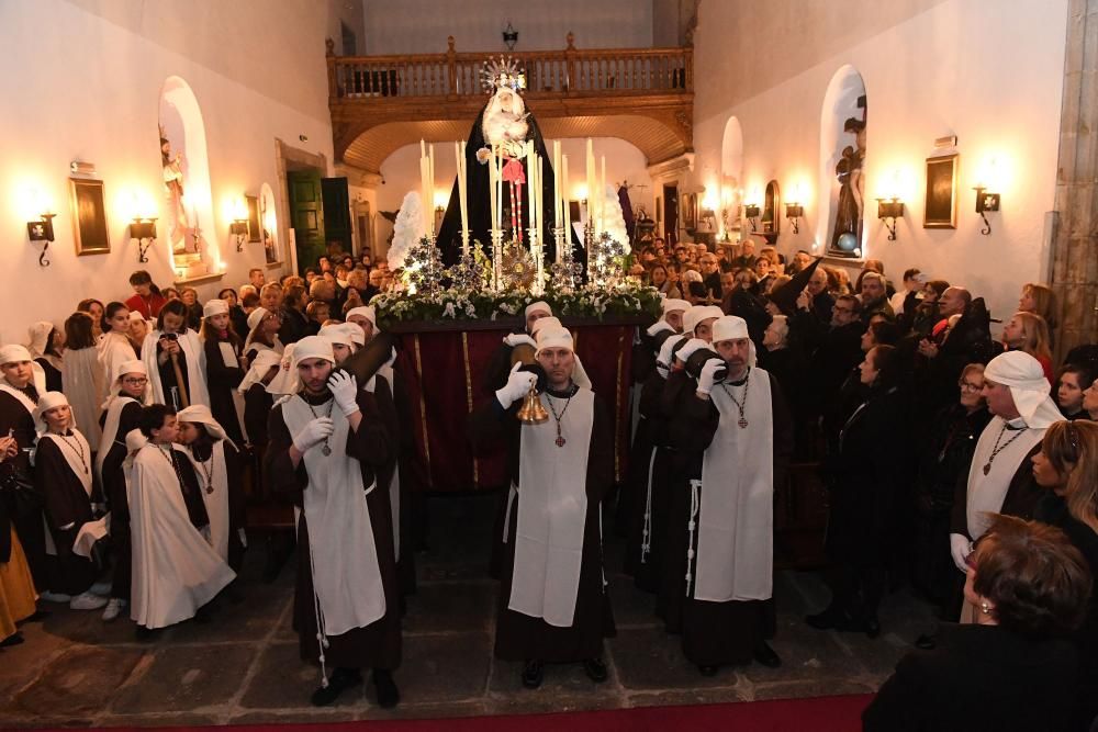 La procesión de Os Caladiños no pudo salir