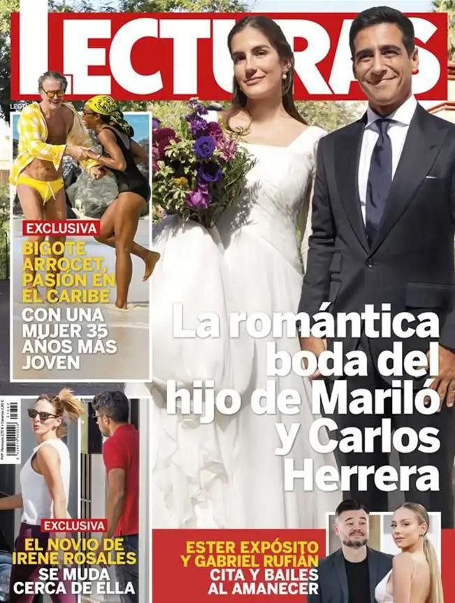 Portada revista Lecturas boda Alberto Herrera