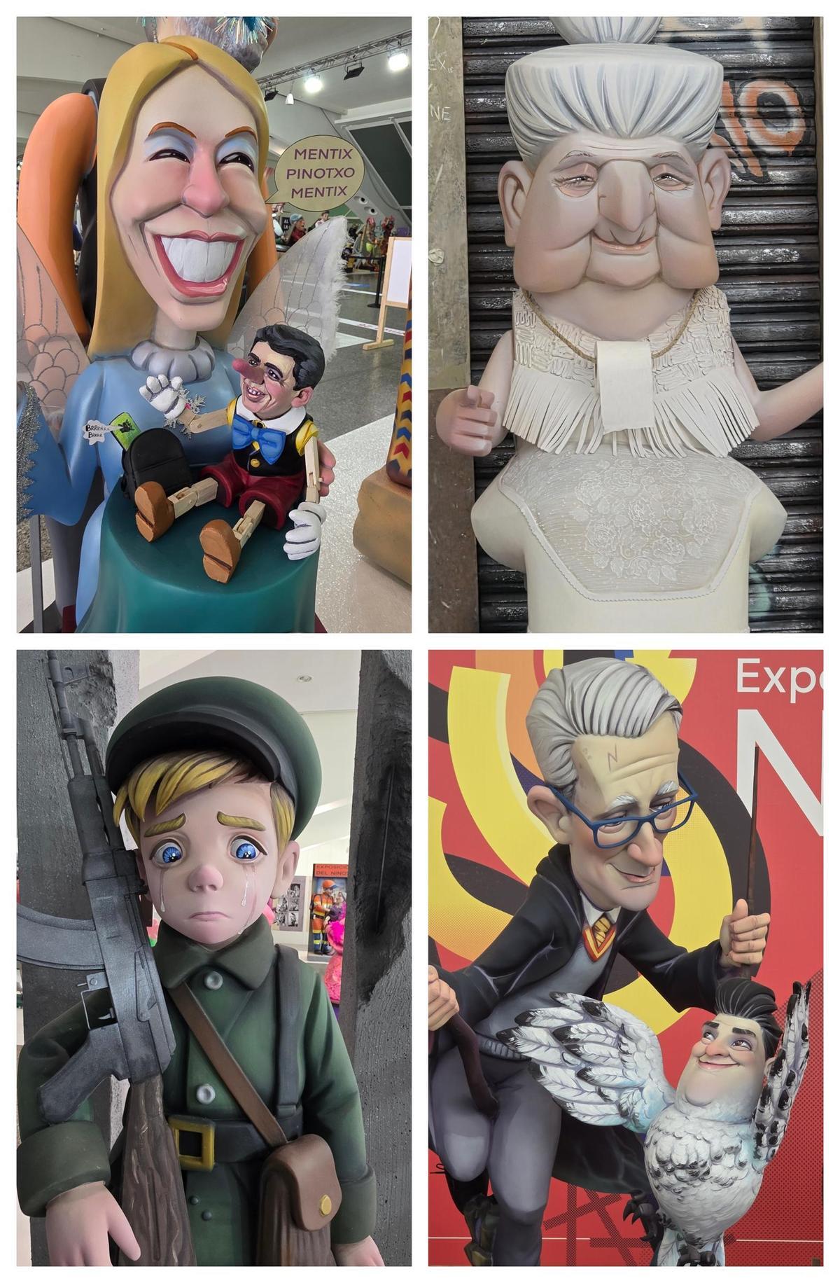 Maribel Vilaplana, Blanquita, el niño soldado y Ballester Potter con Nico Garcés han recibido premios de ingenio