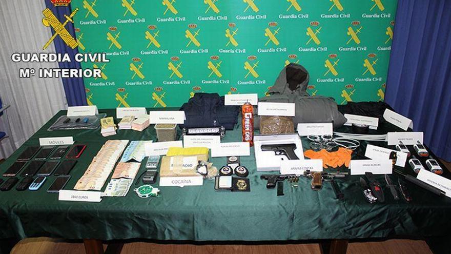 La Guardia Civil desarticula unaorganización criminal especializada en dar“vuelcos” a otros grupos criminales