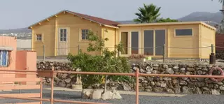 Las primeras 30 viviendas modulares de madera para los afectados de La Palma ya están en El Paso
