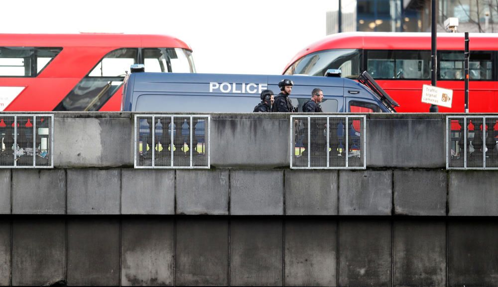 Atentado terrorista en el puente de Londres