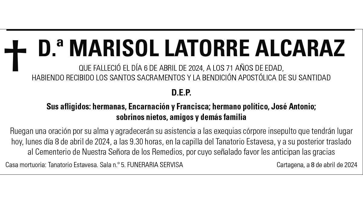 Dª Marisol Latorre Alcaraz