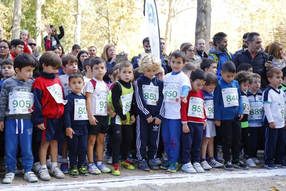 Más de 1.100 jóvenes atletas desafían a las bajas temperaturas para participar en la tradicional carrera de cross escolar.