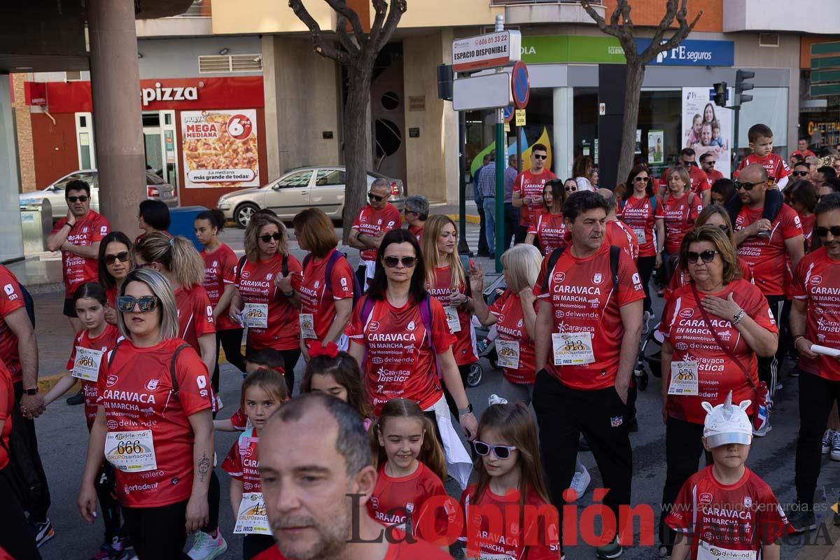 Marcha de la ONG Delwende en Caravaca