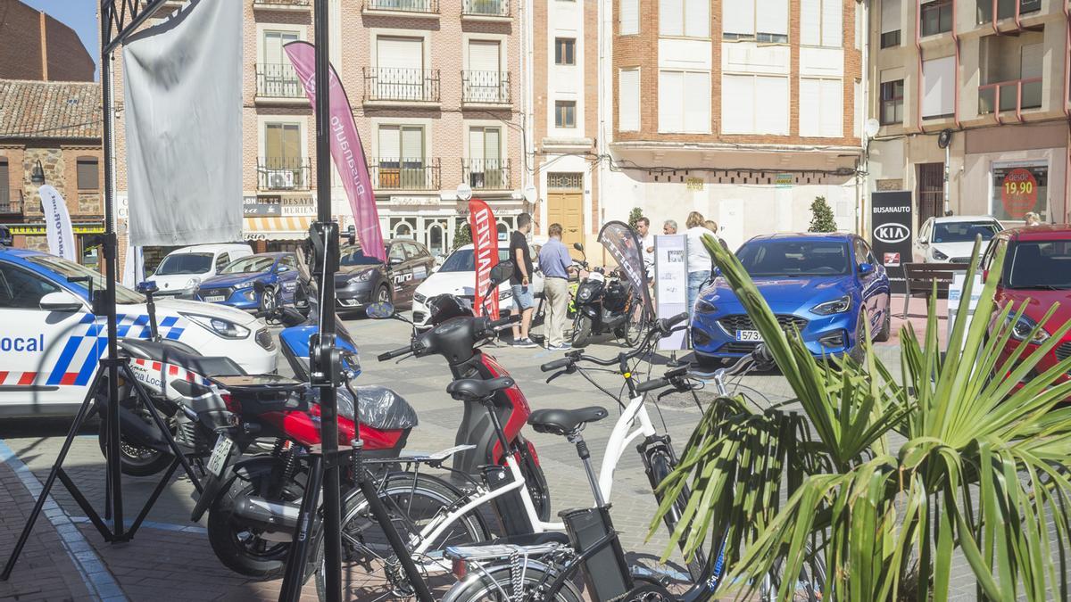 Exposición de vehículos eléctricos en una edición anterior de la Semana Europea de la Movilidad.